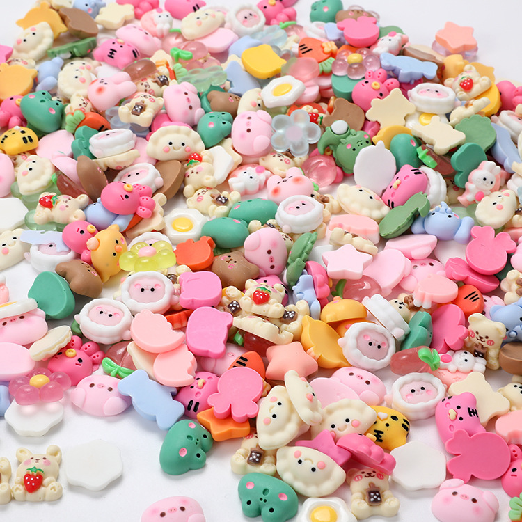 3D Stereo Stickers DIY Mobile Phone Stickers Thermos Cup Water Cup Stickers Plastic Cup Stickers 3D Doll Resin Buckle Decoration