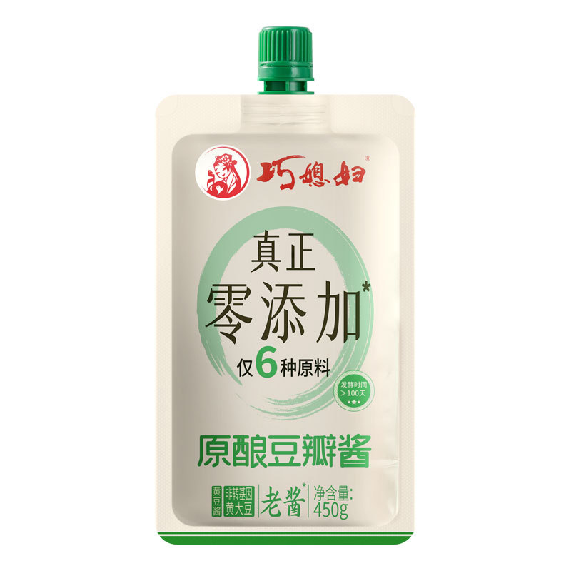 Qiao daughter-in-law zero add bean paste 450g dipped in sauce braised rice mixed with noodles sauce bean paste seasoning