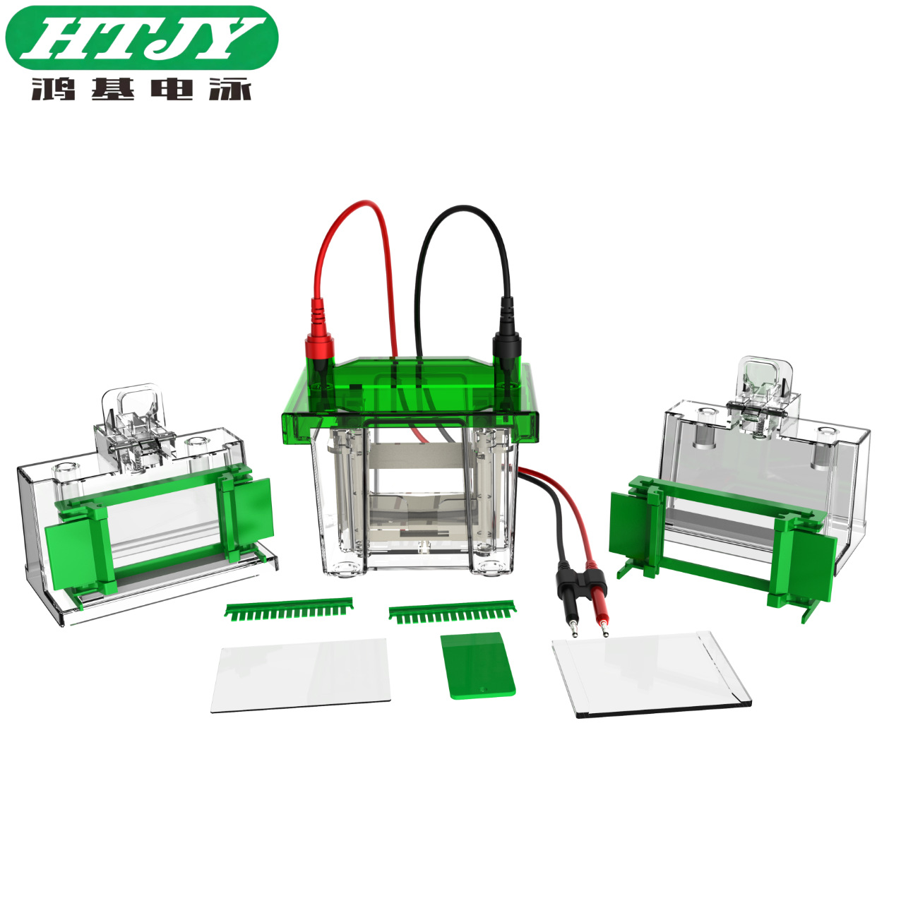 Hongji Electrophoresis Wb Protein Vertical Electrophoresis Tank Double Plate Vertical Tank Four Plate Vertical Tank Electrophoresis Instrument Laboratory Electrophoresis