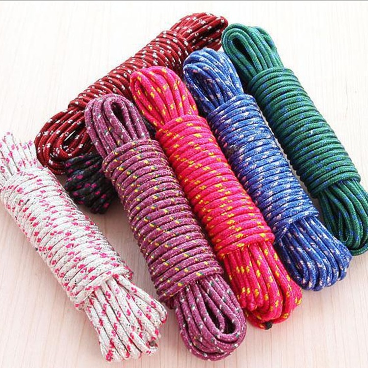 10m Clothesline Drying Quilt Rope Balcony Windproof Bold Clothesline Outdoor Travel Bold Nylon Rope