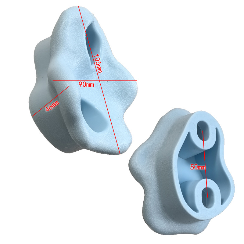 Amusement Equipment Wall Climbing Accessories Zipline Climbing Rock Gripper Sensory Training Outdoor Plastic Climbing Stone Toys