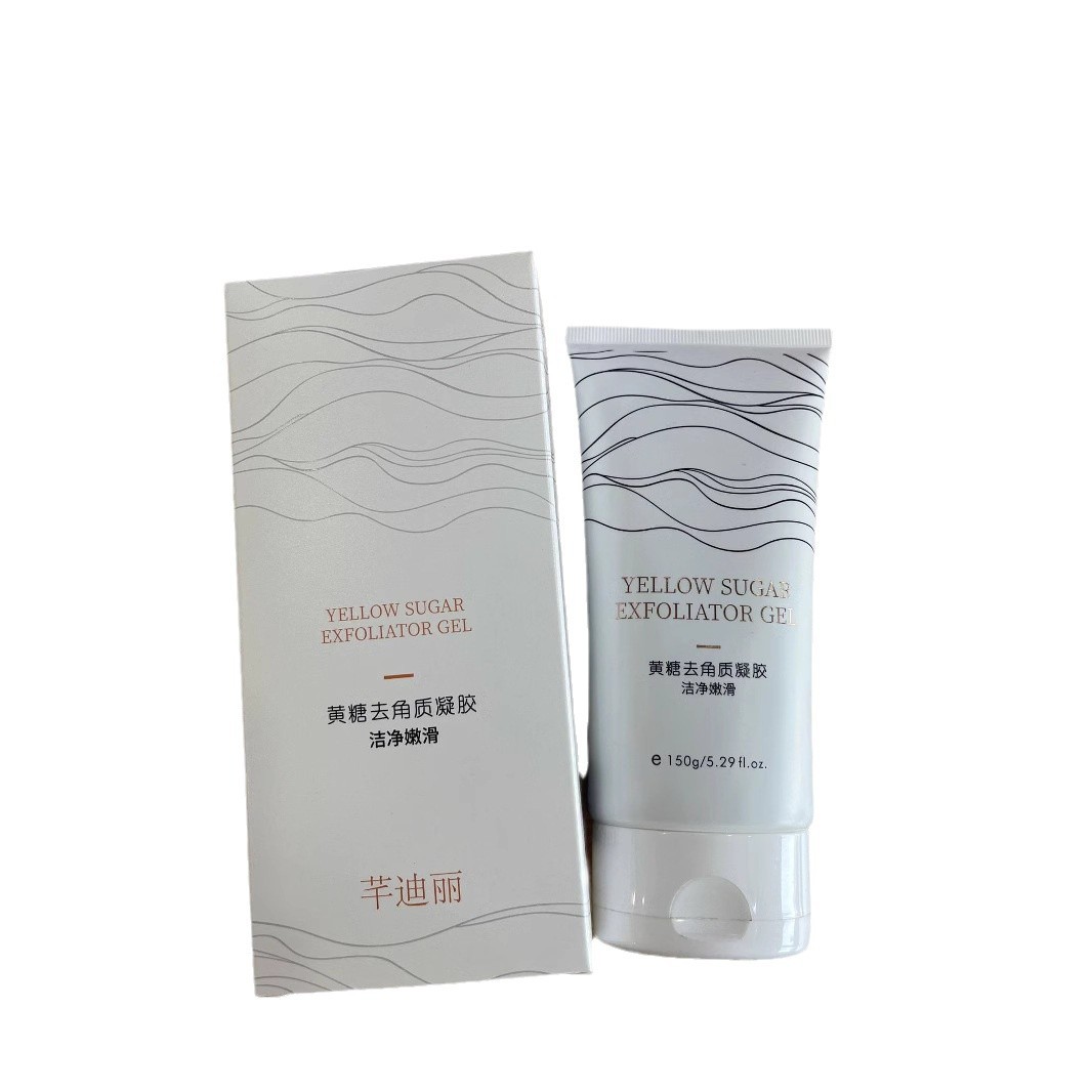 Qian Dili Yellow Sugar Exfoliating Gel Exfoliating Dead Skin Face Full Body Tender Deep Cleansing Gel for Men and Women