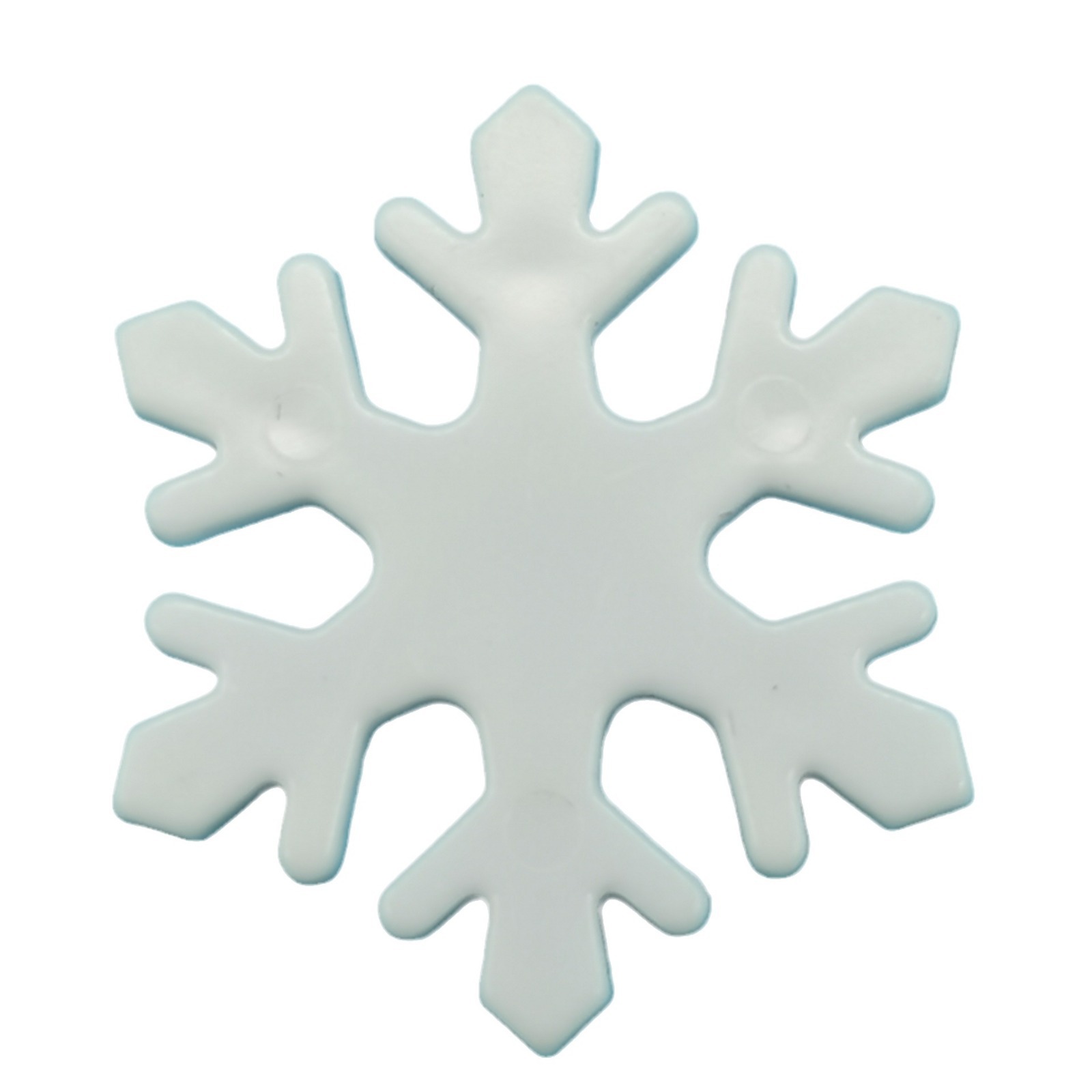 Christmas Decoration White Electroplated Gold and Silver Snowflake DIY Christmas Tree Pendant Factory Direct Sales in Various Specifications