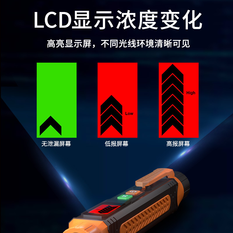 Household pen type combustible gas leak detector gas natural gas detection leak detector liquefied gas leak detector