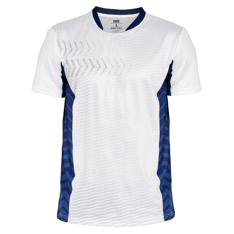 2023 New badminton uniform men's and women's short sleeve suit breathable jersey printing group purchase competition Sports tennis team uniform