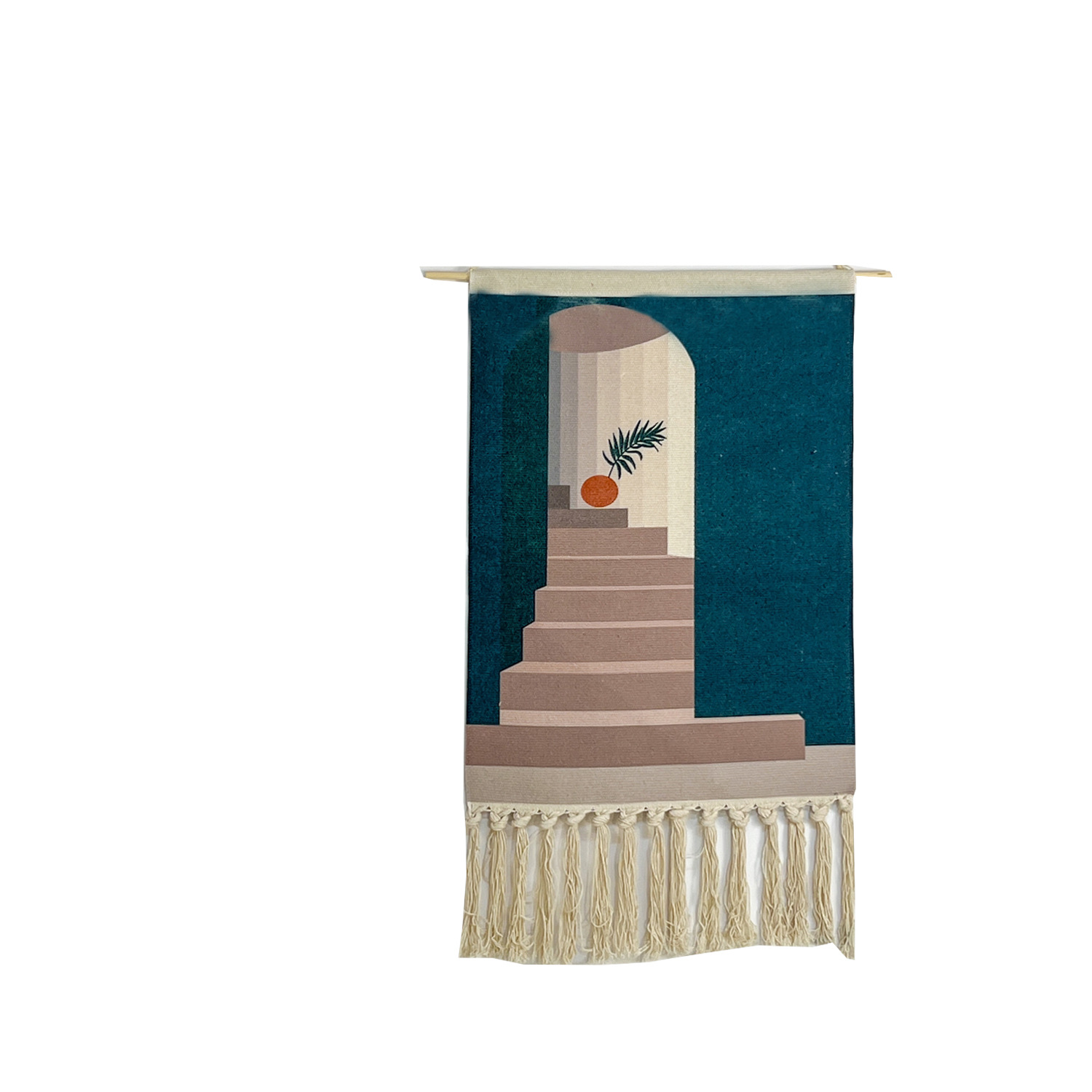 A generation of cotton and linen tapestry wall decoration wall painting rectangular hanging cloth photo background cloth meter box shade