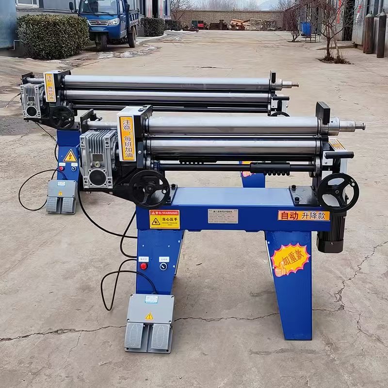 Iron and Aluminum Sheet Rolling Machine, Stainless Steel Sheet Rolling Machine, Small Electric Bending Machine, Eccentric Three-Axis Round Tube Rounding Machine