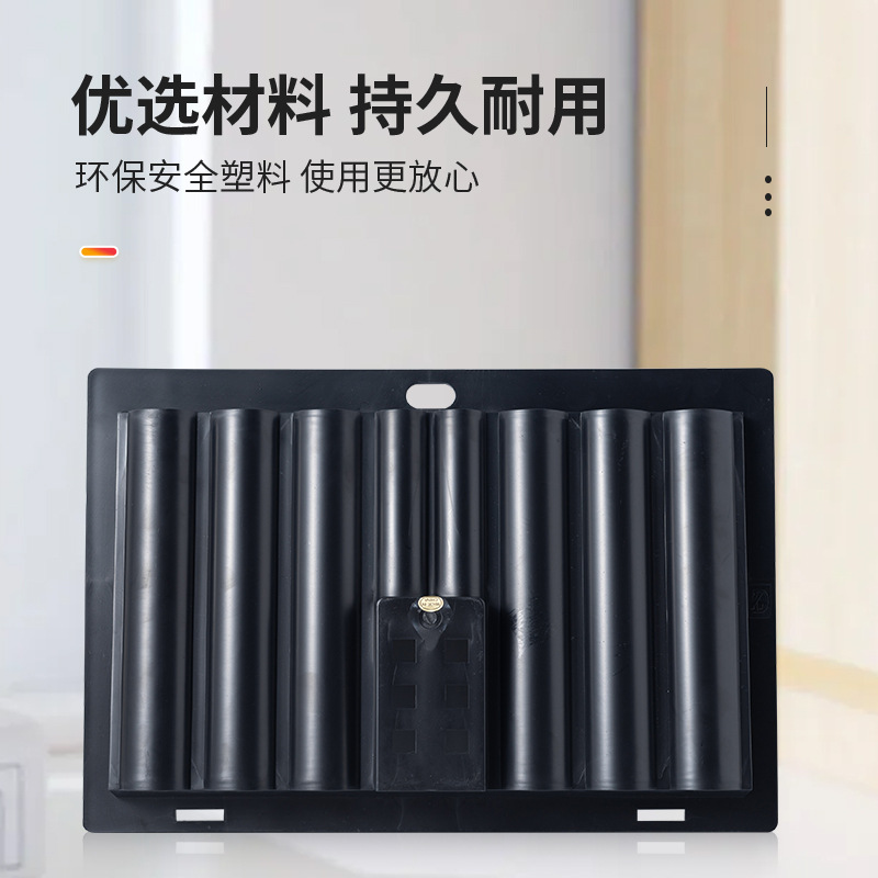 Black Texas Plastic Plate 350 Pieces Plastic Tray Chip Storage Plate Poker Table Travel Accessories