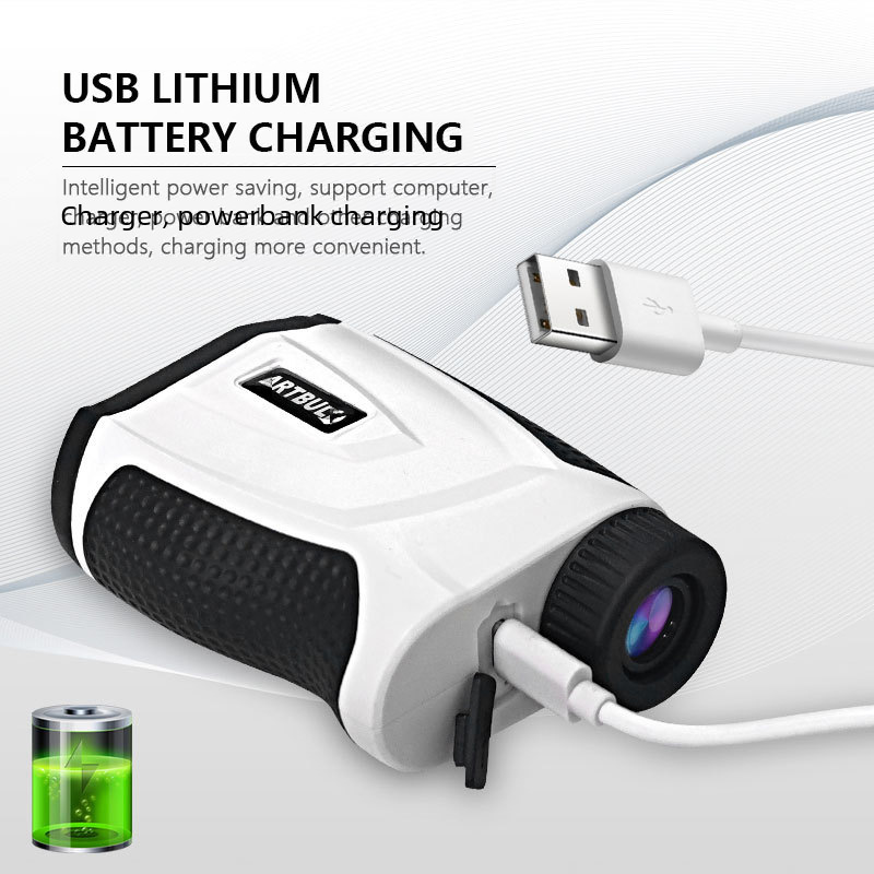 ARTBULL Golf Rangefinder Charging with Magnetic Speed Ranging Laser Rangefinder Telescope 600m