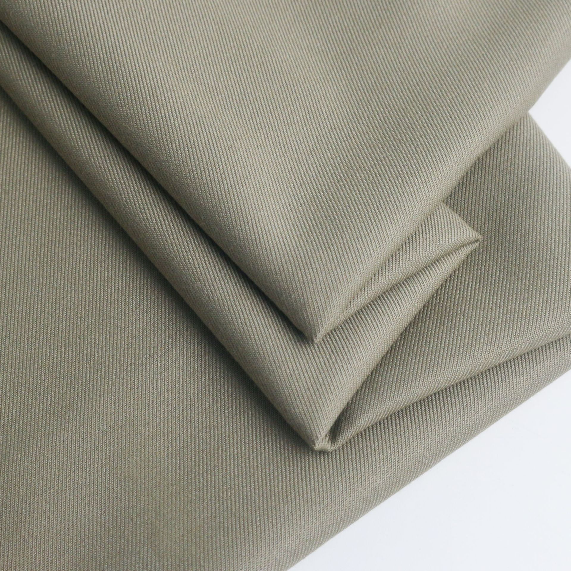 Tr Twill Suit Fabric 350g Plain Spring and Autumn Business Attire Trousers Jk Uniform School Uniform Fine Woven Twill Fabric