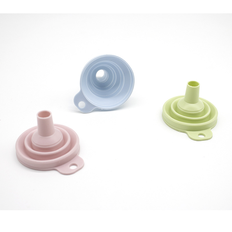 Foldable Funnel Large Diameter Funnel Grain Storage Bag for Ice Bag Telescopic Funnel Silicone Funnel Oil Leakage