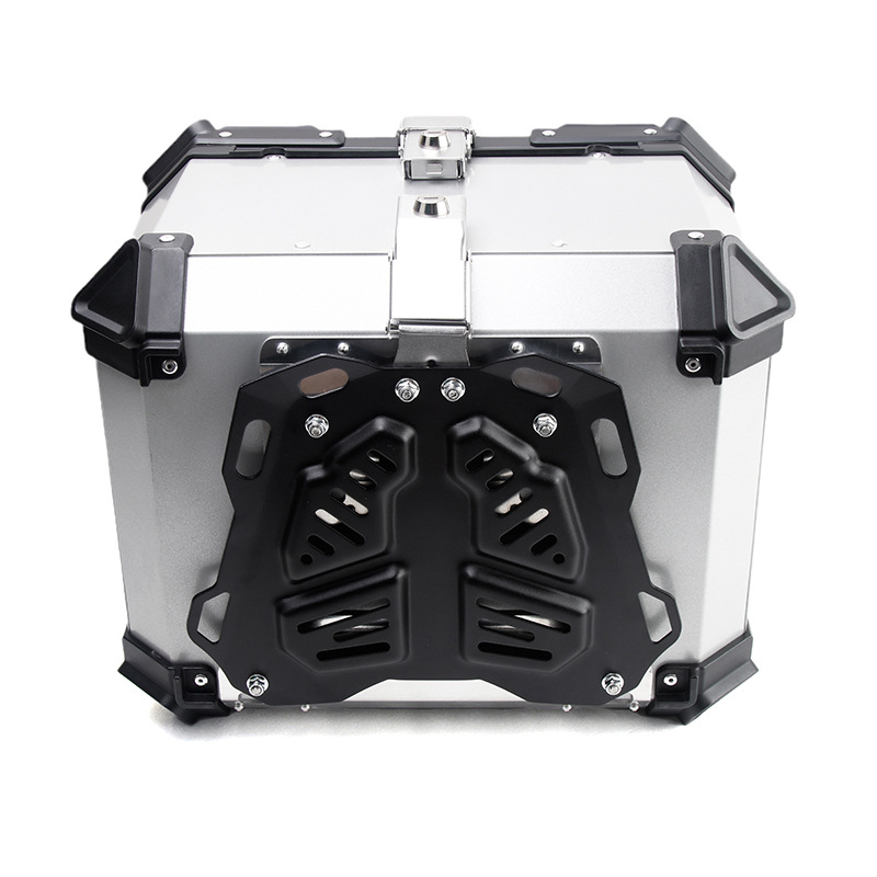 Quick release motorcycle tail box 28L45L55L65L80L100L aluminum alloy trunk 38L side box waterproof three boxes