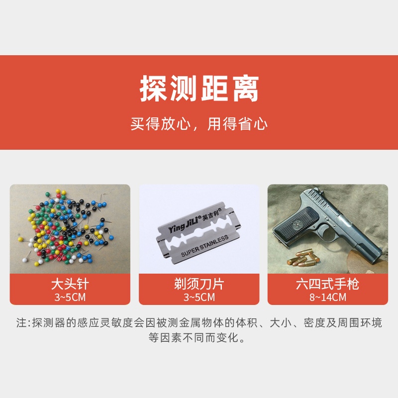 Factory direct supply new hand-held metal detector convenient school high-precision examination room security scanning detector