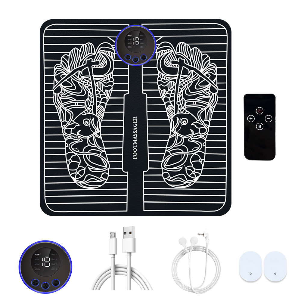 New Intelligent EMS Massage Foot Mat Pulse Foot Mat Micro Current Fitness Foot Massager