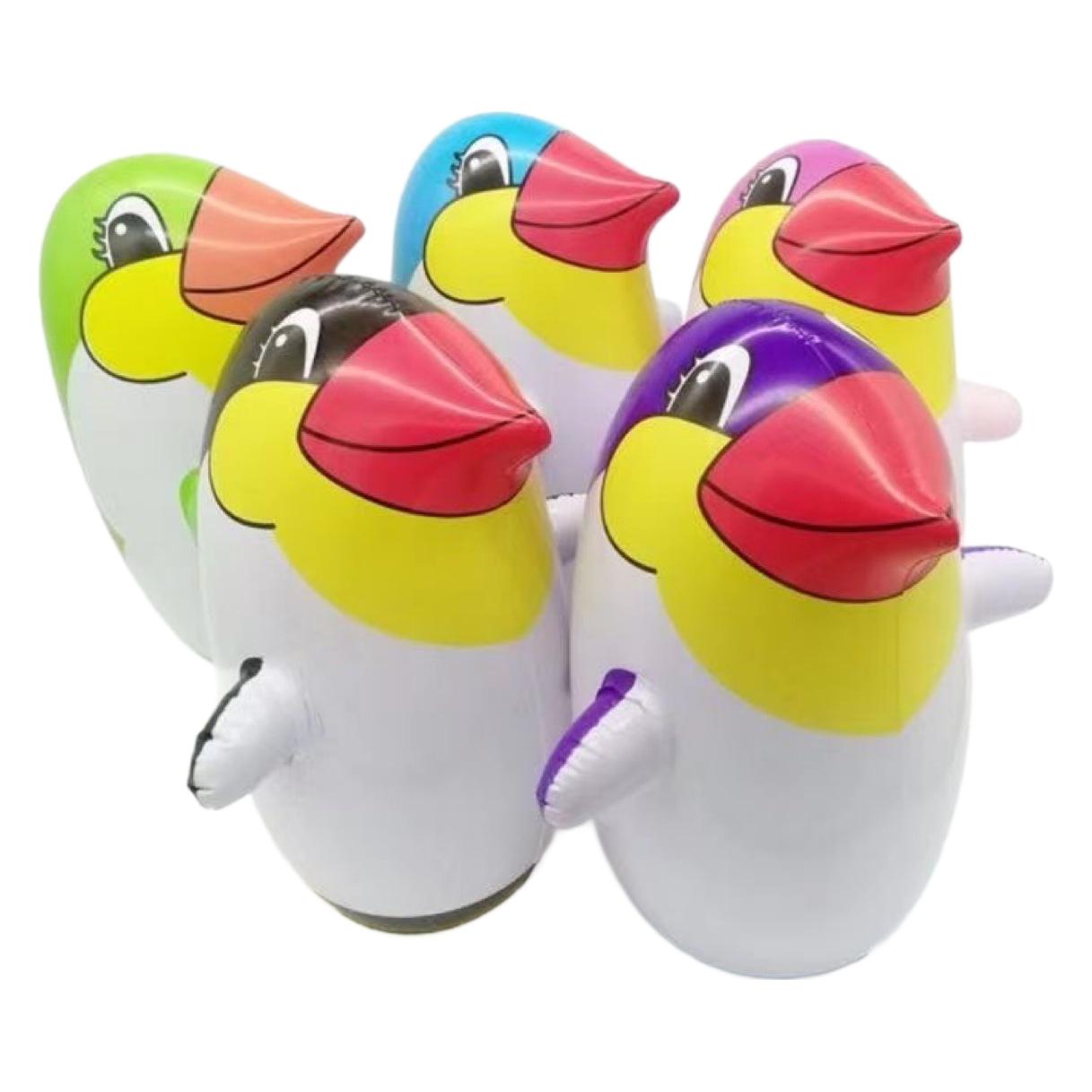 Factory wholesale new children's animal inflatable little penguin pvc inflatable toys cartoon tumbler toys wholesale