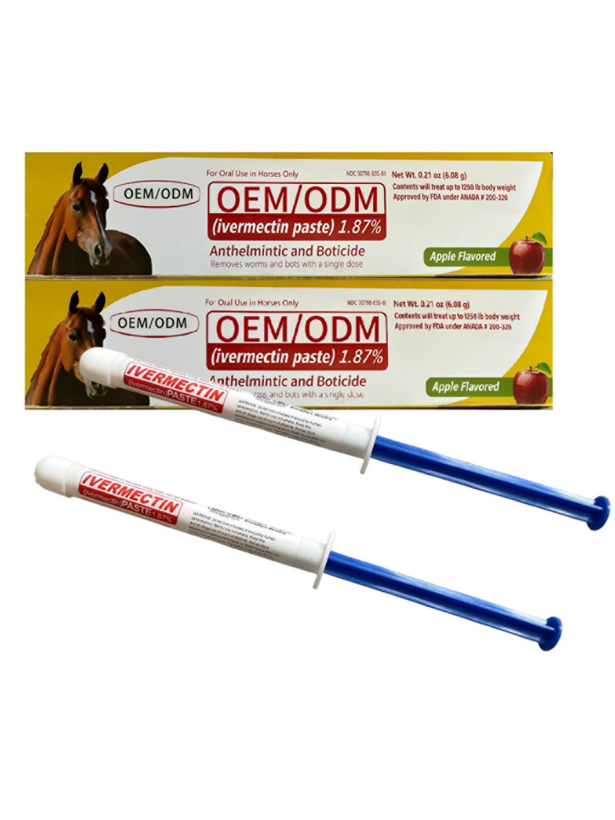 Carefully Selected in Stock, Gel Horse Ointment, Apple Flavor, Maidin, Amazon’S Hottest Source Manufacturer Customization