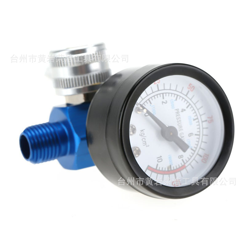 Factory spray gun air pressure regulator pressure gauge pressure gauge spray gun tool accessories pneumatic gun thread G1/4