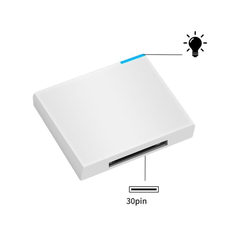 Factory direct sale apple 30pin bluetooth receiver wireless bluetooth 5.0 tone adapter
