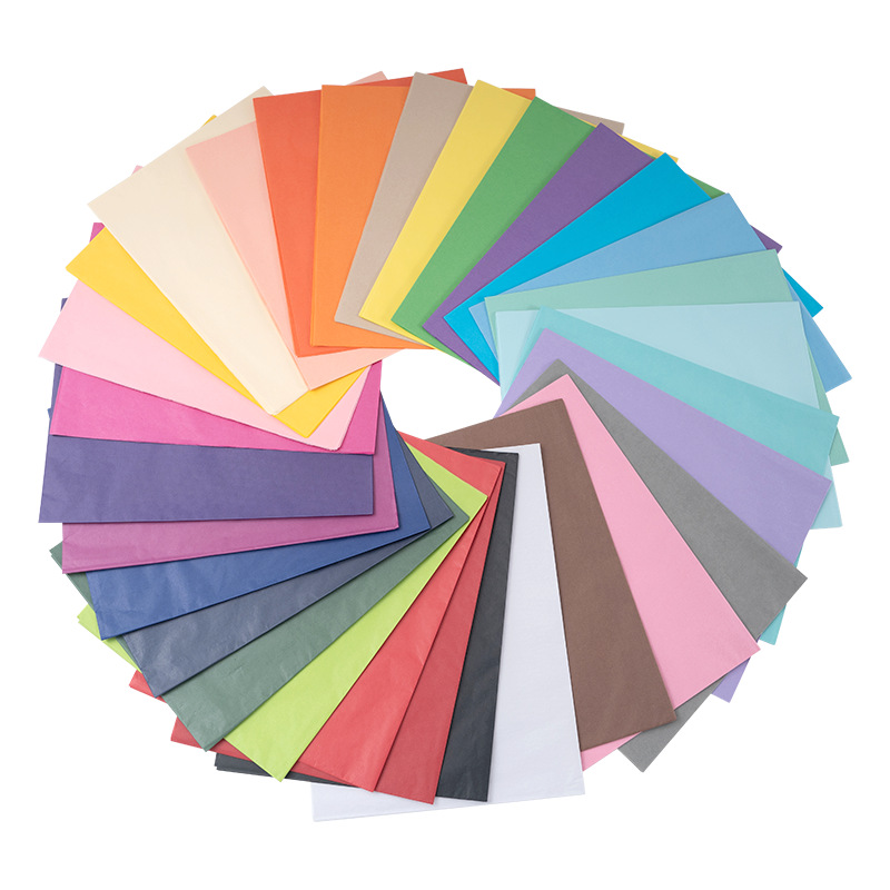 Cross-Border Hot Selling A4 Colorful Sydney Paper 14g Colorful Thin Paper 40 Colorfuls Mixed Colorful Foldableing Bag Colorful Copy Paper