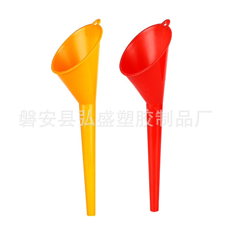 Factory Direct supply car motorcycle plastic fuel funnel small size armrest-free long mouth funnel oil funnel small size