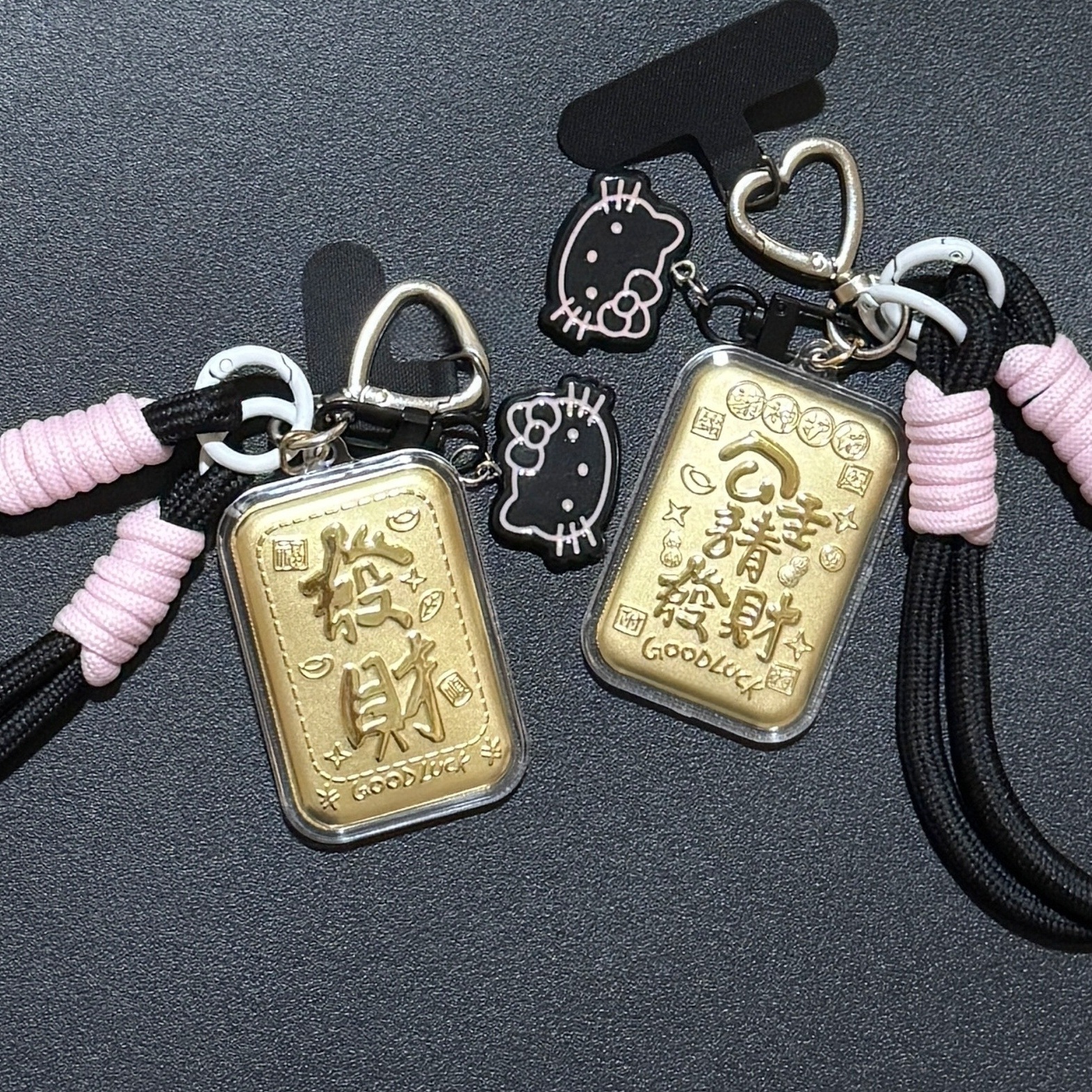 Shuibei Gold Pure Gold 999 Lucky Draw Keychain Bag Pendant Souvenir New Year Gift for Friends
