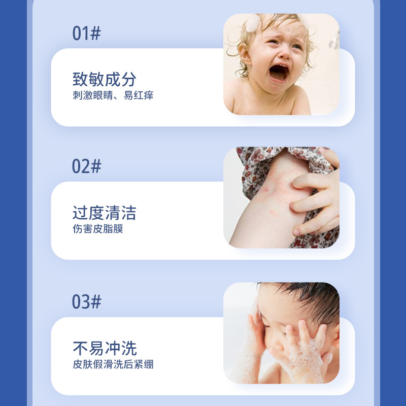 Baby Specializes in Shampoo for Kidsren Aged 3-12 Years Old, Large Bottle for Older Kidsren, Men and Women, Family Size Two-In-One Shower Gel