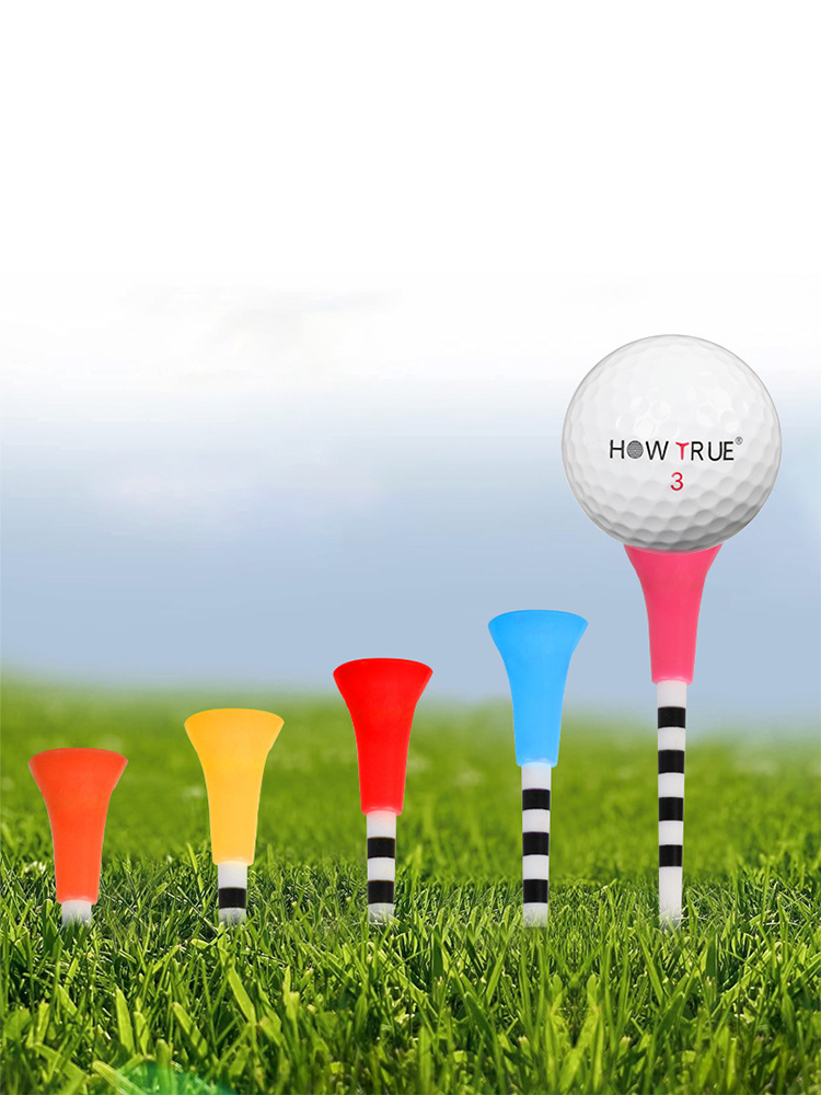 Golf Plastic Nail Soft Rubber Head Cover 84mm Seat Practice Serve Golf tee Golf Accessories