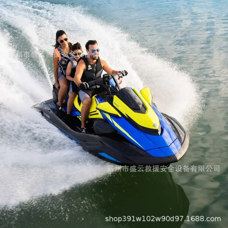 Water Turbocharged Motorboat Competitive Surfing Water High-Speed Speedboat High-Power Emergency Rescue Boat