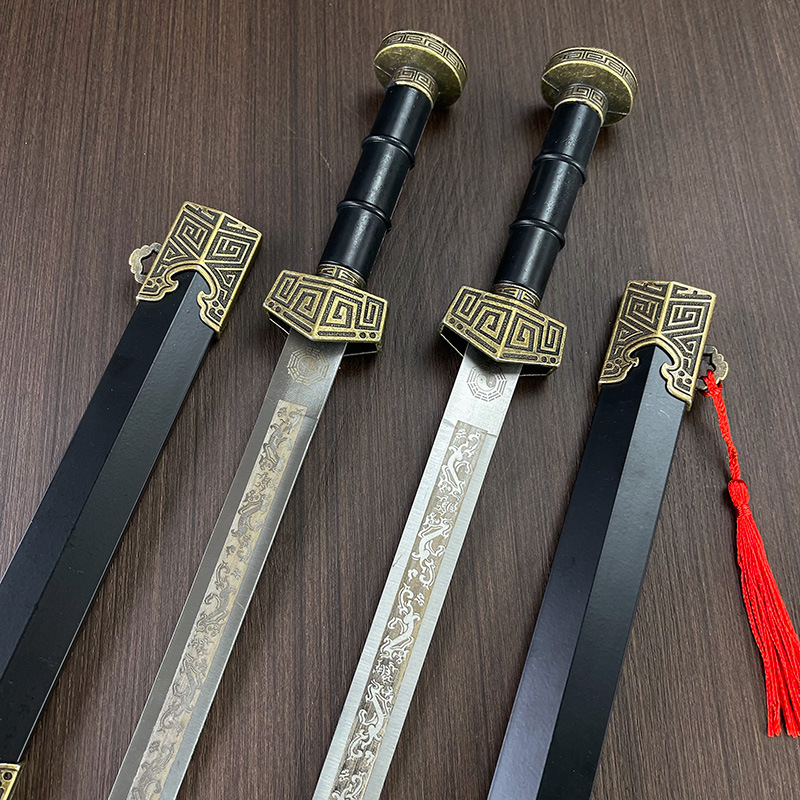 Decorative Small Dagger, Town House Sword, Ancient Han Sword, Qinglong Sword, Qin Wang Small Sword, Unedged Sword, Handicrafts Wholesale