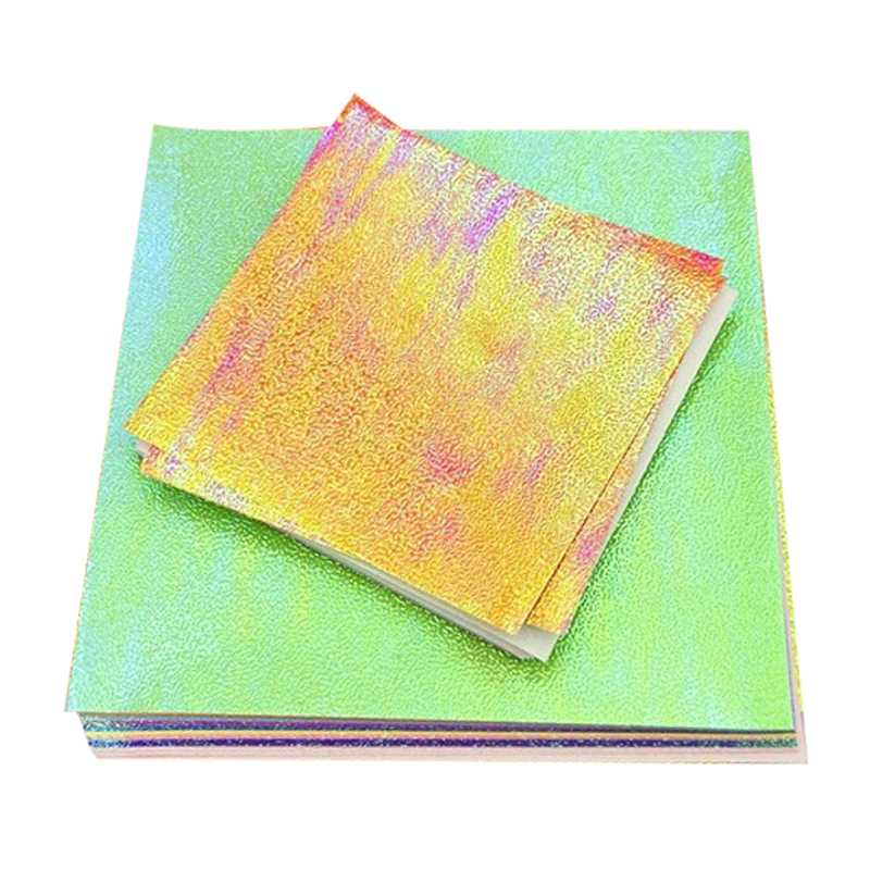 Laser Paper Pearl Paper Children's Kindergarten Students Color Handmade Origami Paper Crane Special Paper Folk Origami