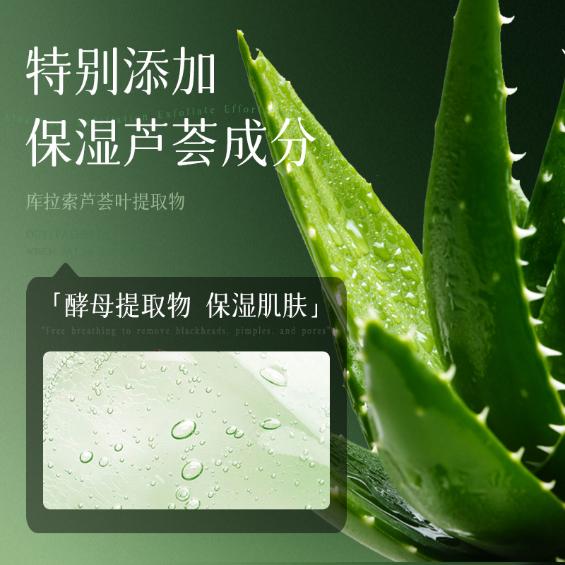 Zhengcai facial Aloe Vera exfoliating gel rub mud treasure wholesale body cleaning scrub cranberry exfoliating
