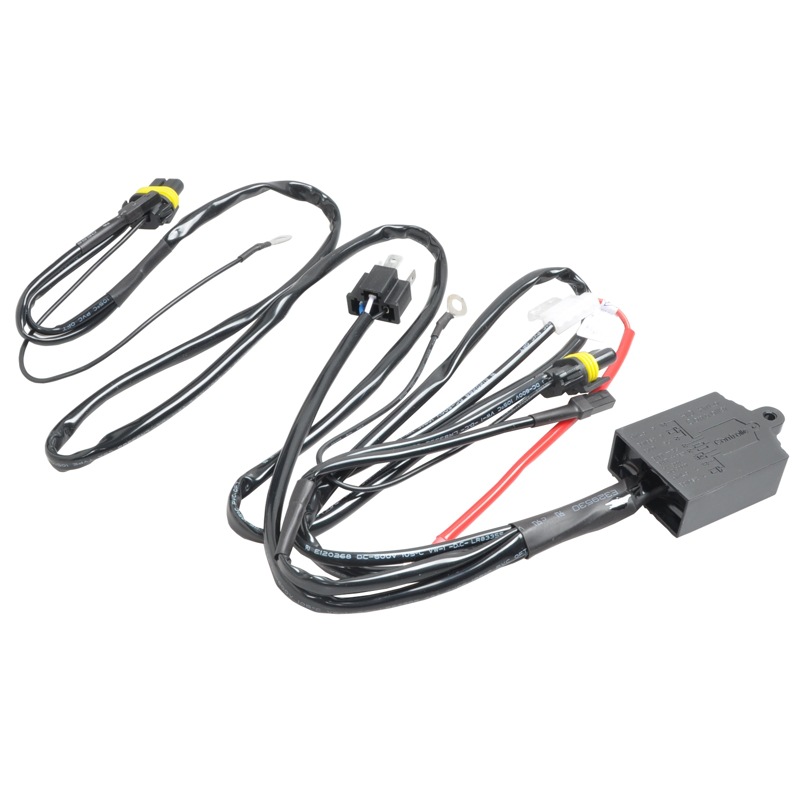 Cross-border wholesale H4 xenon lamp wire telescopic lamp spotlight wire group swing angle lamp wire harness xenon lamp modified wire lens wire