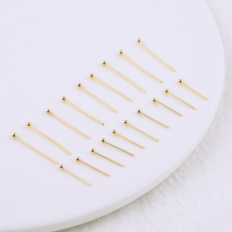 Ручная работа, игла для бусин, ювелирные аксессуары, материалы, сохранение цвета 18K золота, круглая игла
