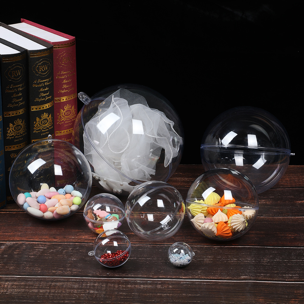 Кросс-бордерный прозрачный пластиковый шар Рождественское акриловое украшение для подвешивания