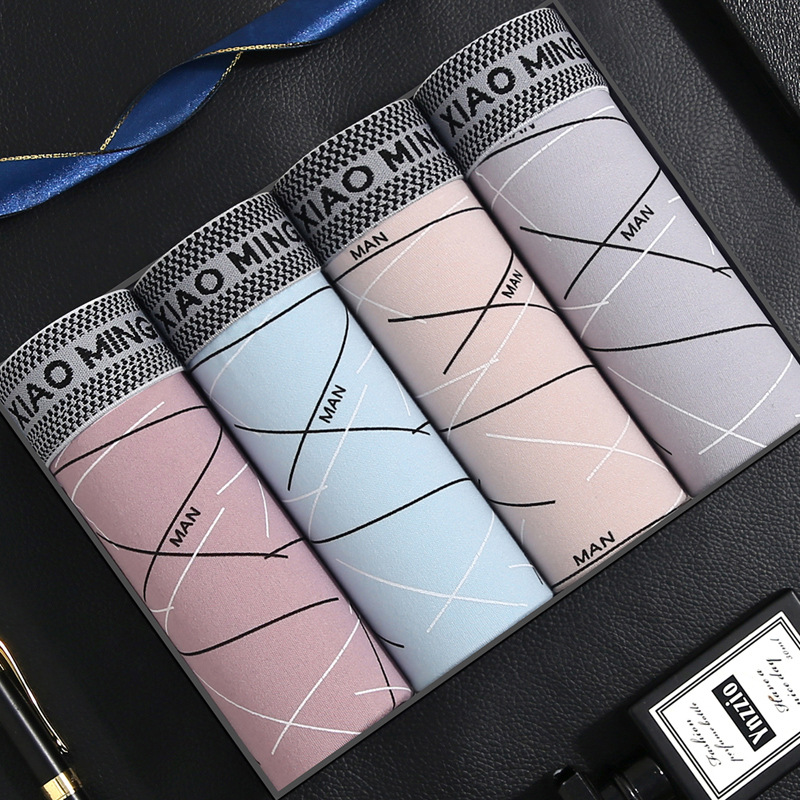 Популярные мужские боксеры, средняя талия, большие размеры