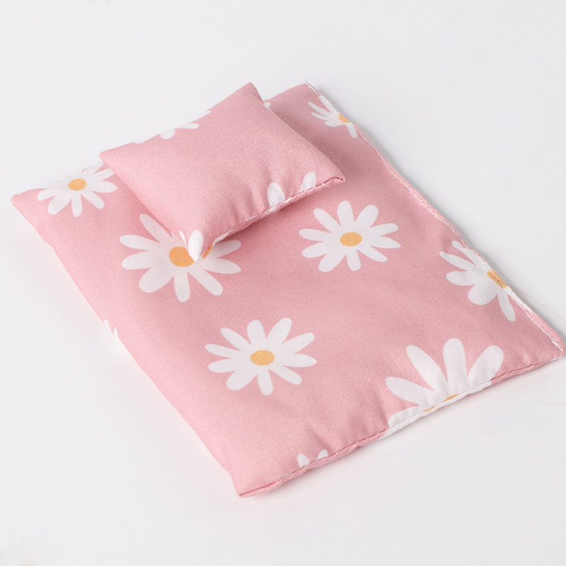 Деревянная мини кровать для кукол, игрушка для ролевых игр