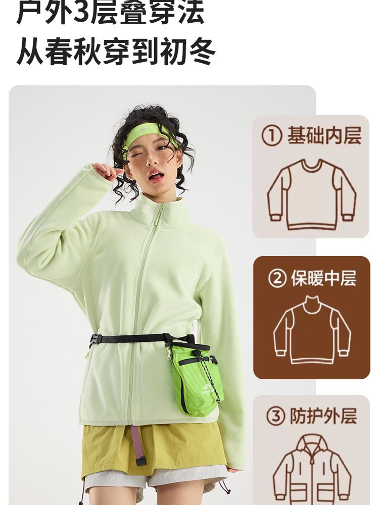 25 New Fleece Jackets for Men and Women, Outdoor Fleece-Lined, Thickened, Warm Stand-Collar Fleece Jackets, Couple's Jacket Liner