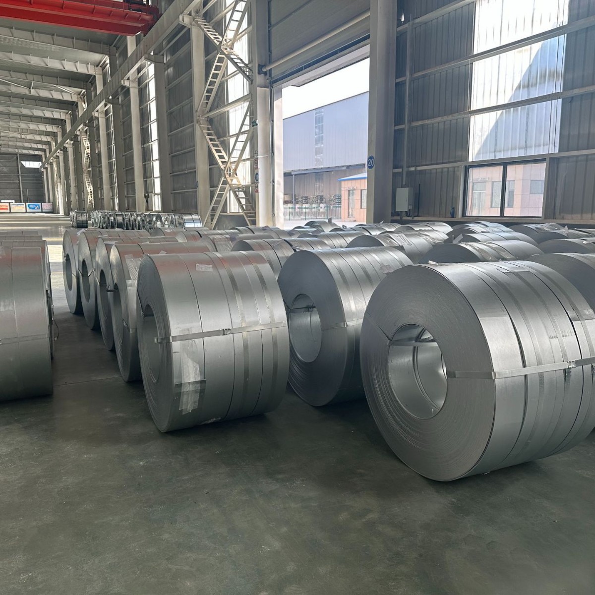 [Fingerprint-Resistant Aluminum-Zinc Plated Coil] Baosteel Substrate Dc51D+Az High Zinc Layer 150g Aluminum-Zinc Plated Steel Coil