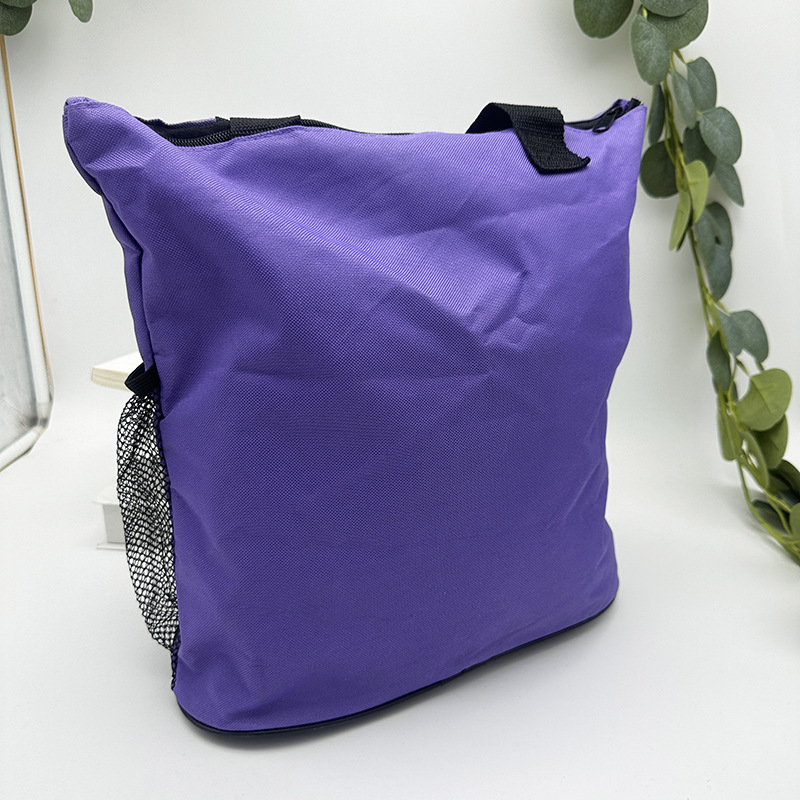 Casual Style Satchel Shopping Bag Cosmetics Bag Single Shoulder Crossbody Bag Hand-Held Zipper Stitching Handbag Shoulder Bag