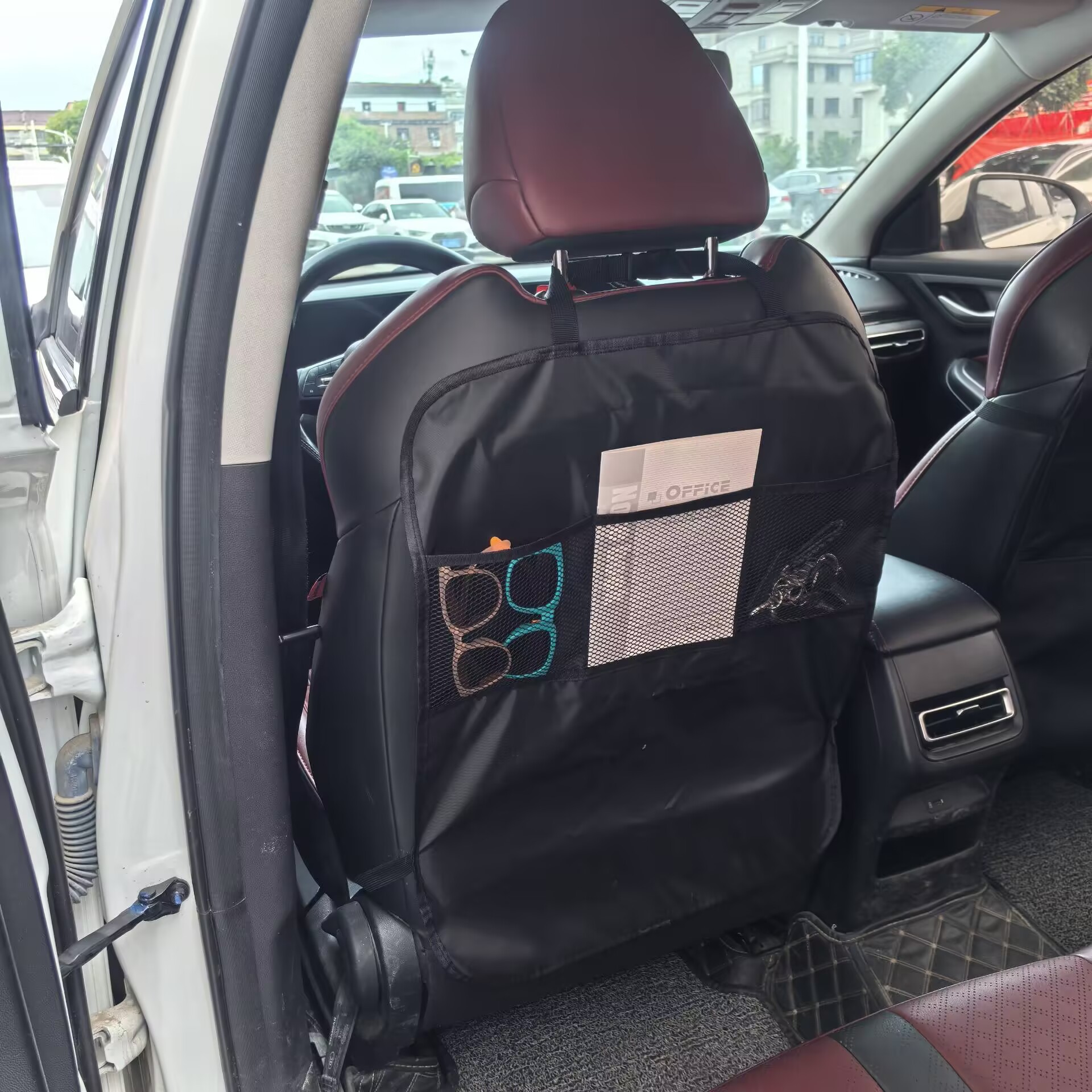 Source factory car rear seat anti-kick cushion car rear seat protection cushion car anti-dirty waterproof storage