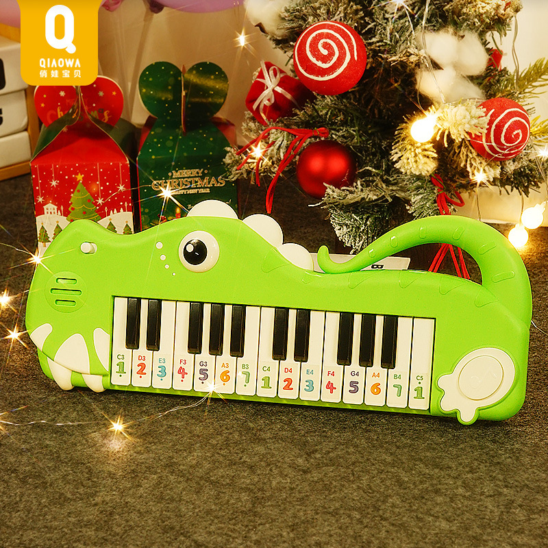 Игрушка для новорожденных Динозавр Пианино 0-1 год Фитнес-качели Раннее развитие Образовательная головоломка для мальчиков и девочек 3-6 месяцев Подарок