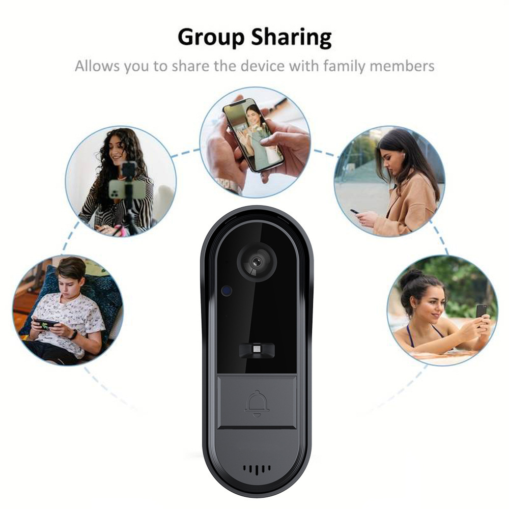 M15 video doorbell waterproof low power wireless remote intercom WiFi smart home real-time monitoring doorbell