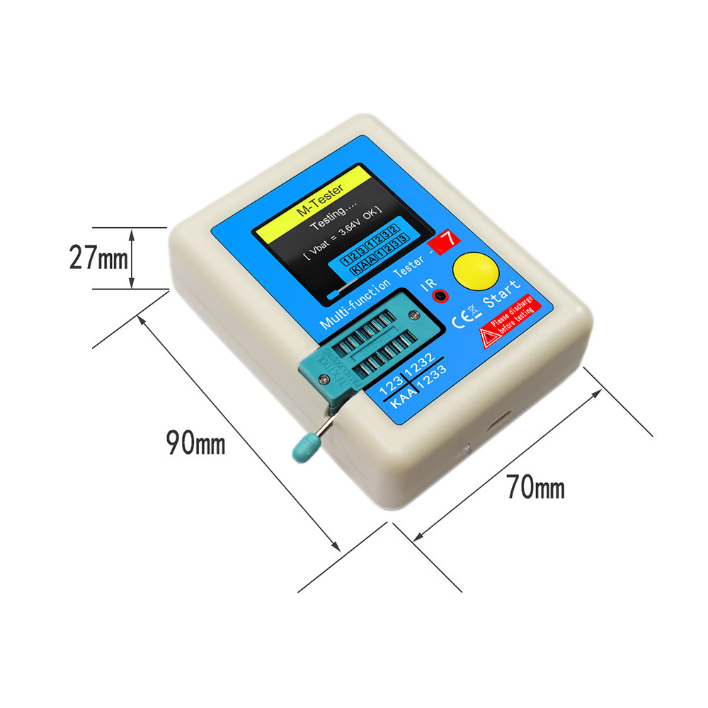 Multifunctional Transistor Tester Lcr-7 Full Color Screen Graphic Display Multifunction Tester