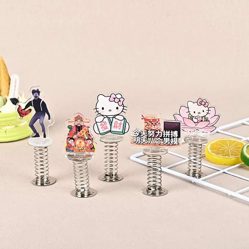 Акриловая весенний стенд шейкер индивидуальные настольные украшения аниме гуманоидные креативные маленькие подарки производитель оптом