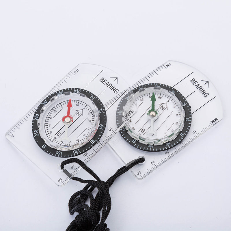 Manufacturer Supplies Camping 35mm Scale Map Compass Treasure Hunt Outdoor North Compass Field Survival Directional