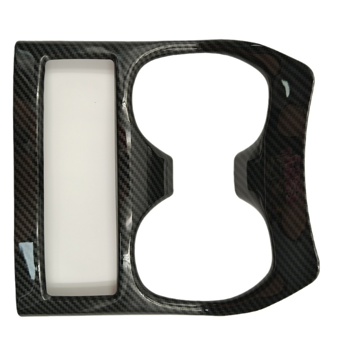 Suitable for 14-20 Models of X-Trail Interior Gear Shift Cup Panel Modification Carbon Fiber Pattern Accessories Interior Modification