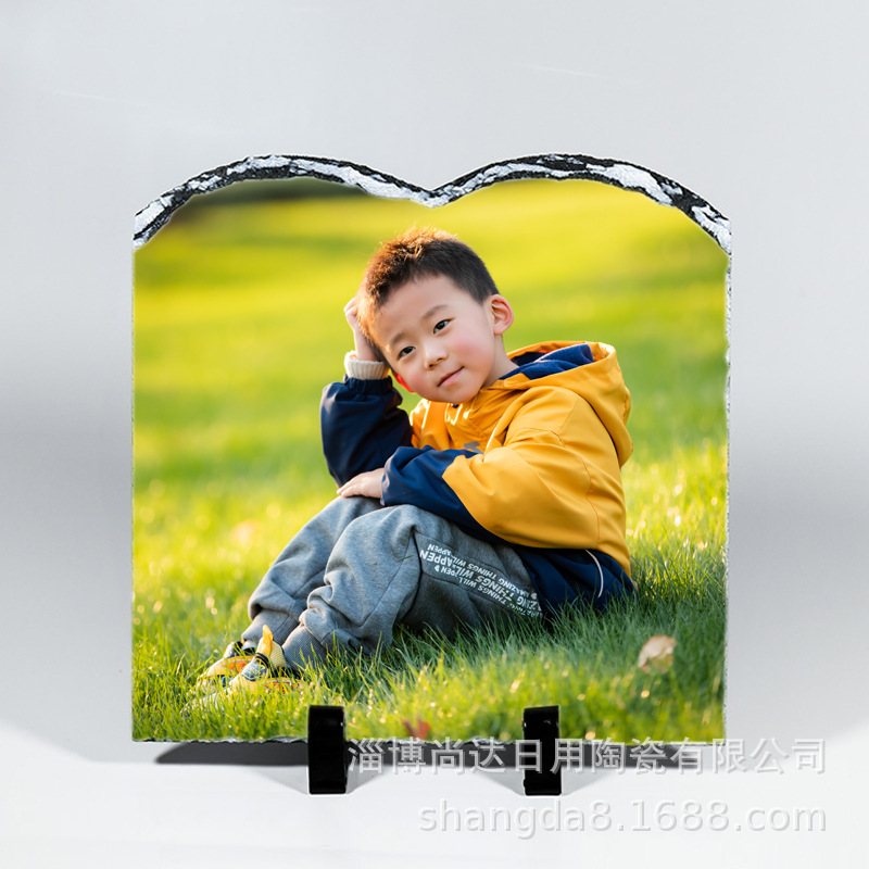 Personalized printing thermal transfer slate painting crafts factory direct blank rock prints of various sizes