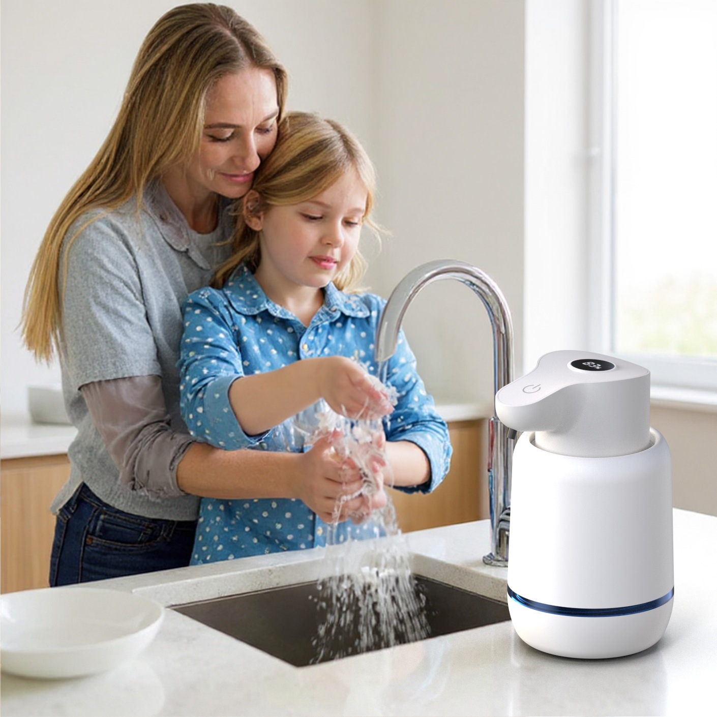 Hot Selling Smart Sensor Mobile Phone Washing Smart Sensor Soap Dispenser Desktop Wall Hanging