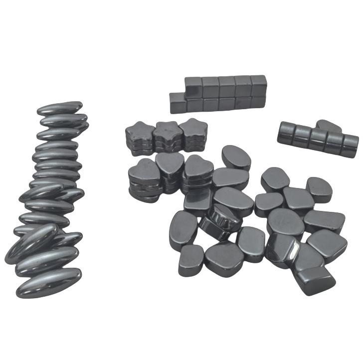 Magnetic Heart-Shaped Black Magnets, Square Magnets, Triangle Magnets, Olive Magnets, Pentagram Magnets, Cylindrical Strong Magnets, Magnetic Beads, Magnetic Toys, Magnet Stones
