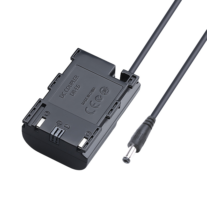 Customized Camera Simulated Battery Suitable for Sony Canon Live Power Supply Fz100 Fw50 Lp-E6 Adapter